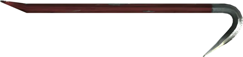 Render of the crowbar model from previous GTA games, side view