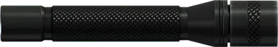Render of a black tactical flashlight model from a previous GTA game, side view