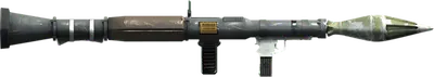 Render of the RPG rocket launcher model from previous GTA games, side view