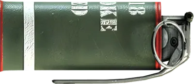 Render of the smoke grenade model from previous GTA games, side view