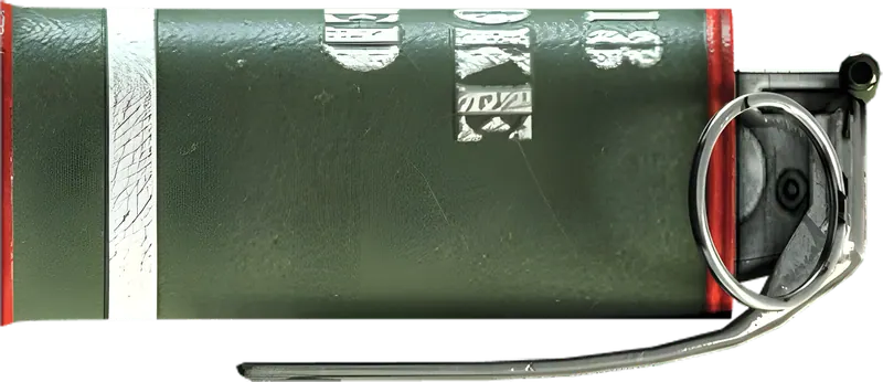 Render of the smoke grenade model from previous GTA games, side view
